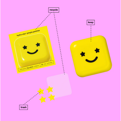 hydro-stars® + big yellow  parches hidrocoloides para espinillas