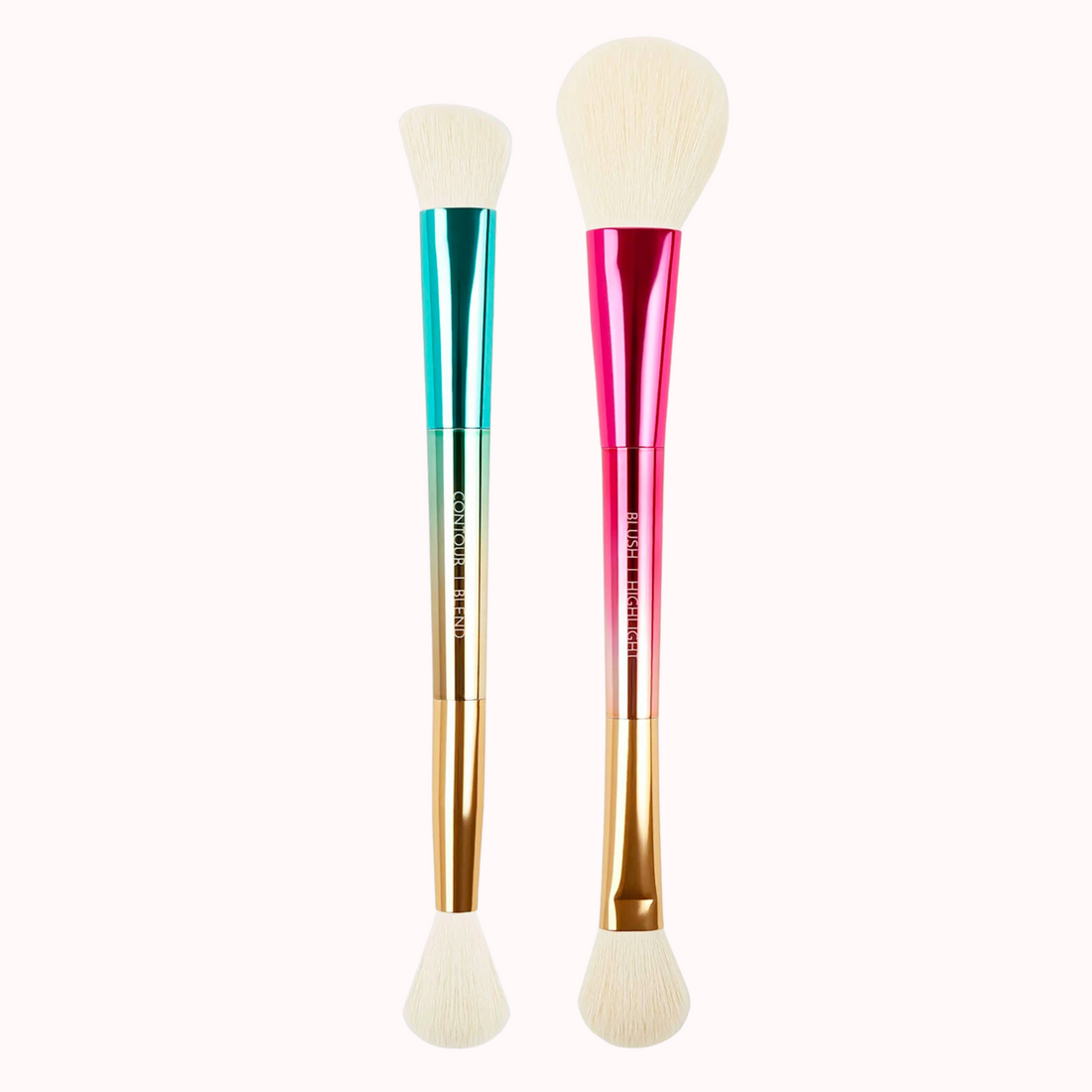 Party Of Two Dual Ended Face Brush Set