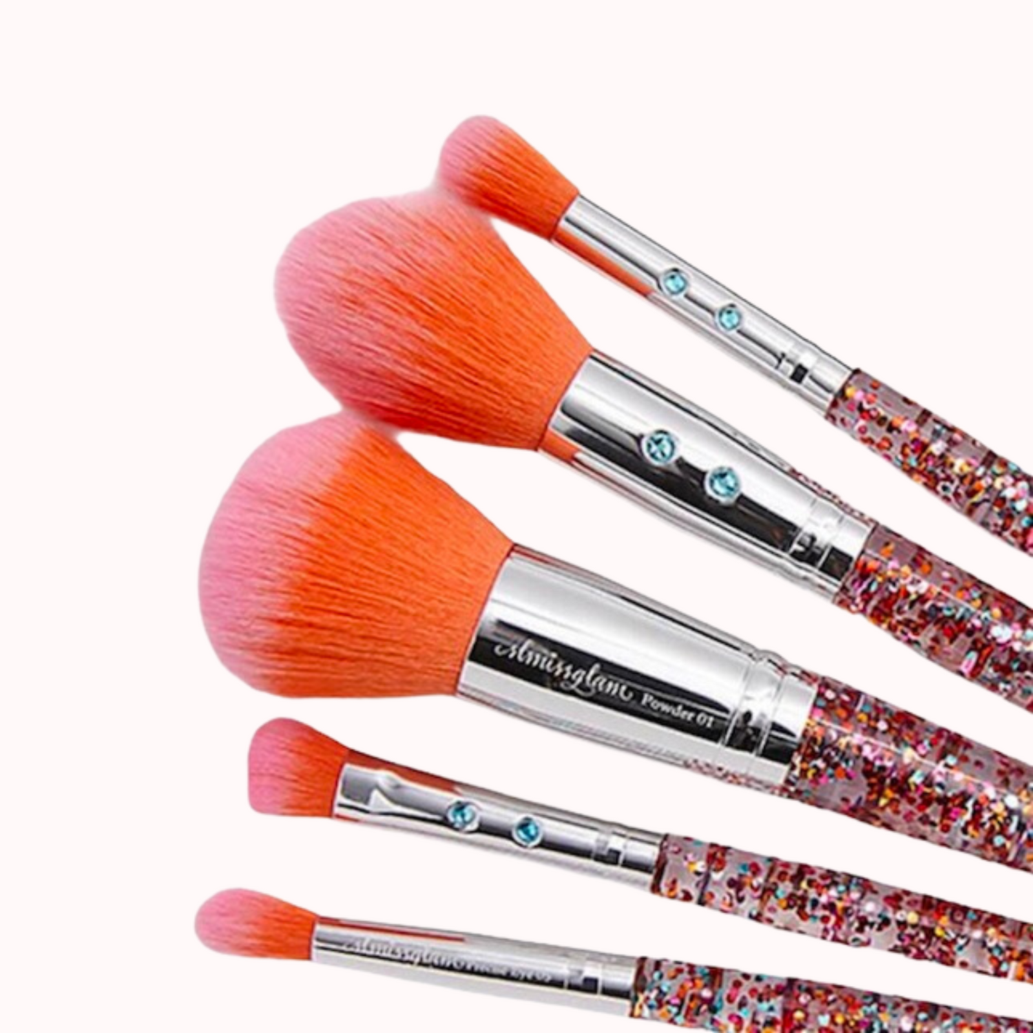 Glam Rainbow Luxe 5 Brush Set