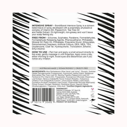 Intensive Daily Scalp Spray For Thinning Hair with Rosemary