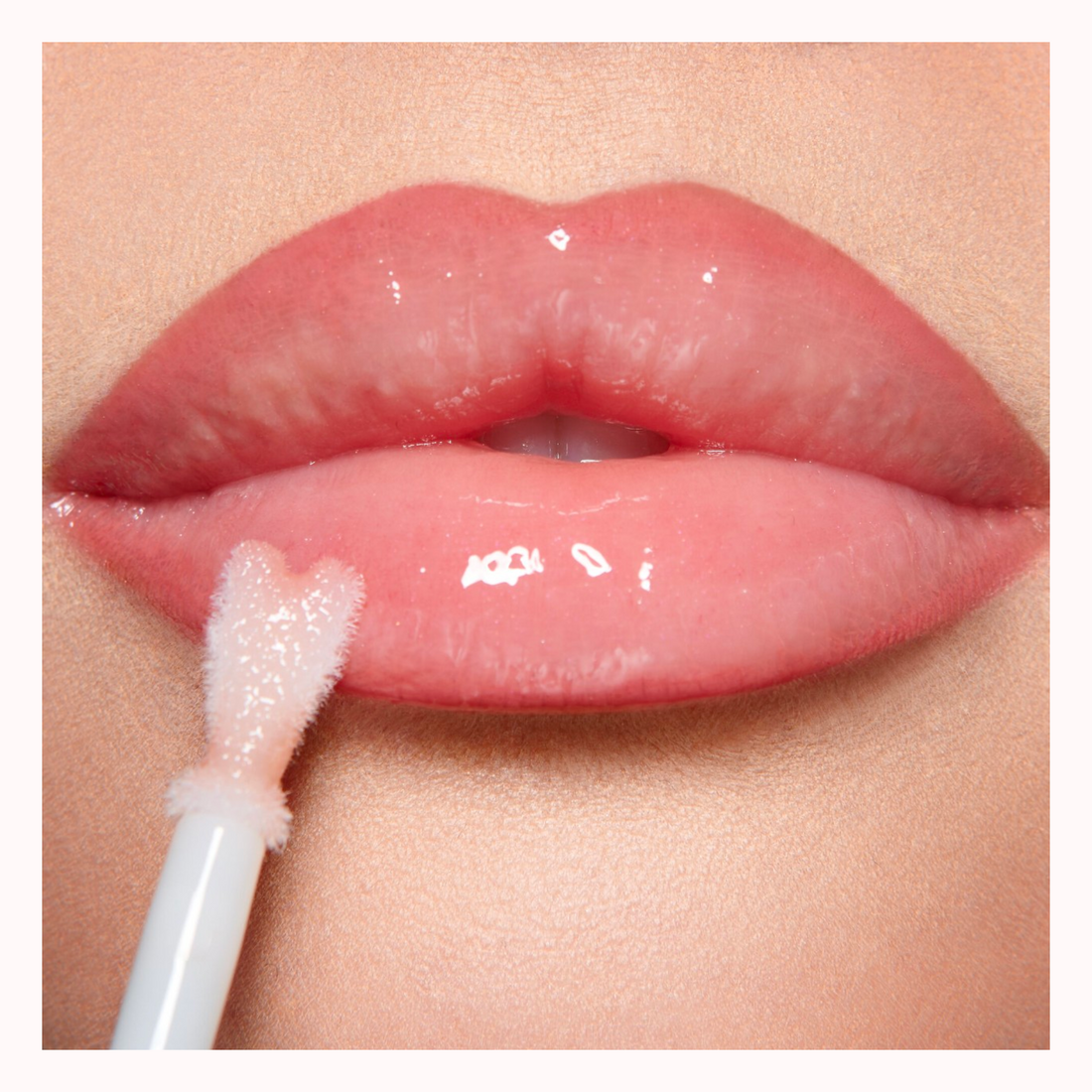 Mini Glossy Pink Lip Gloss + Lip Liner Set (Pillow Talk)