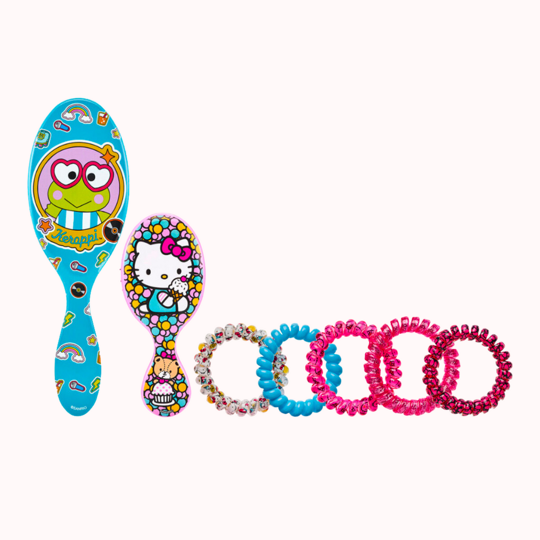 Keroppi Wet Brush Detangling Accessory Bundle