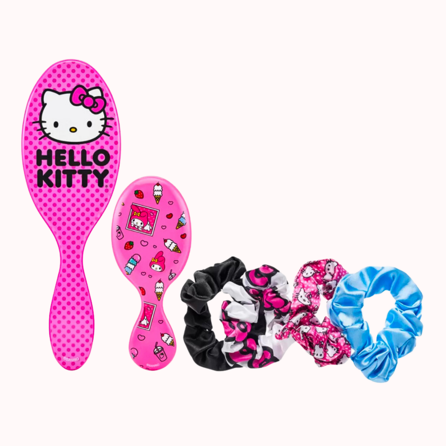 Hello Kitty Wet Brush Detangling Accessory Bundle