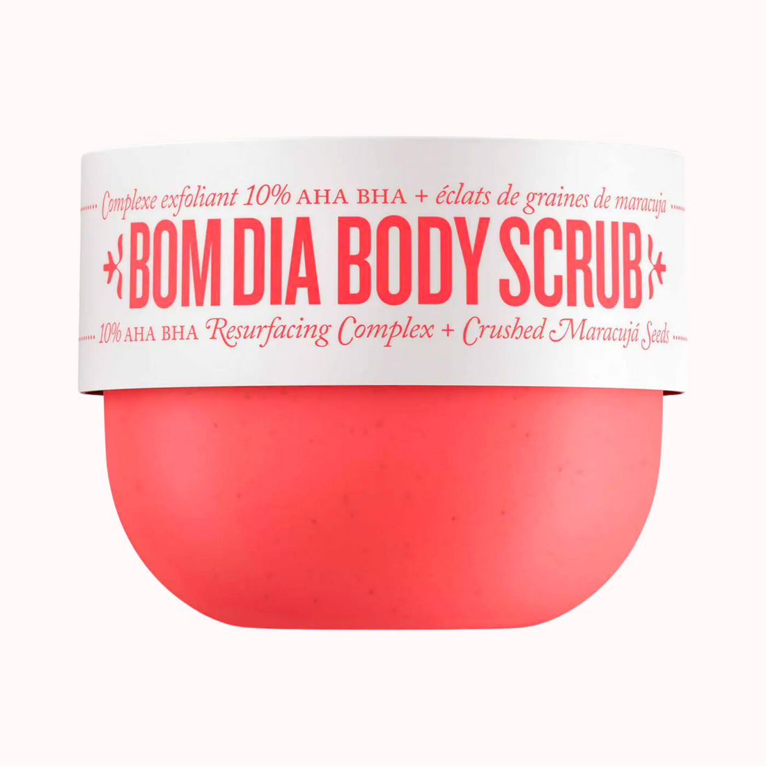 Bom Dia Body Scrub 10% AHA BHA Resurfacing Complex + Crushed Maracujá Seeds