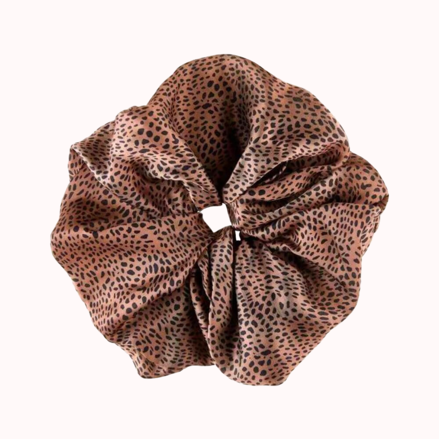 The Oversized Satin Scrunchie Cheetah