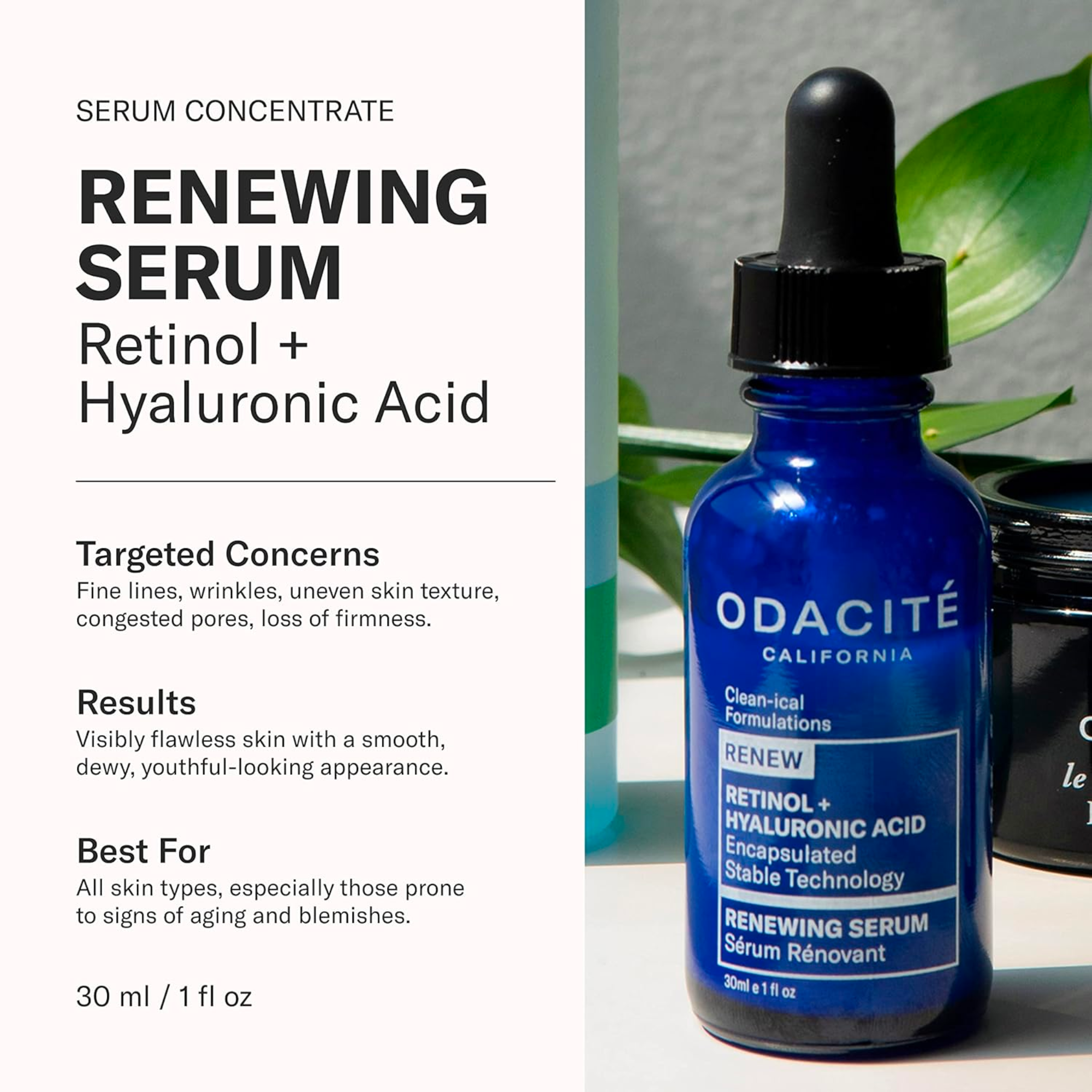 Renewing Serum • Retinol + Hyaluronic Acid