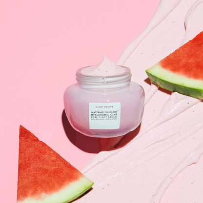 Watermelon Glow Hyaluronic Clay Pore-Tight Facial Mask