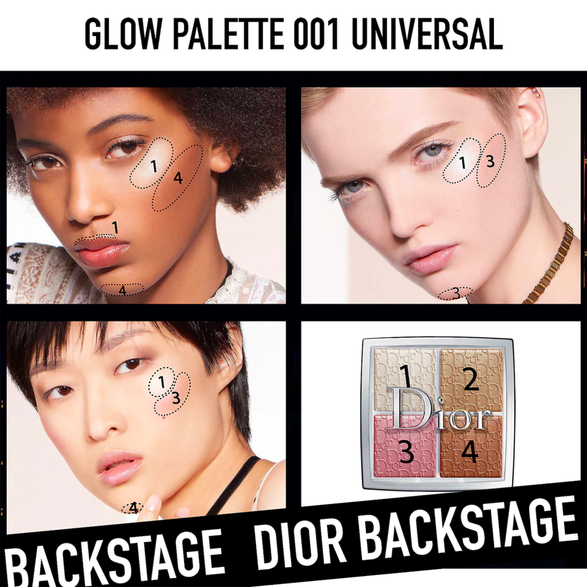 BACKSTAGE Glow Face Palette