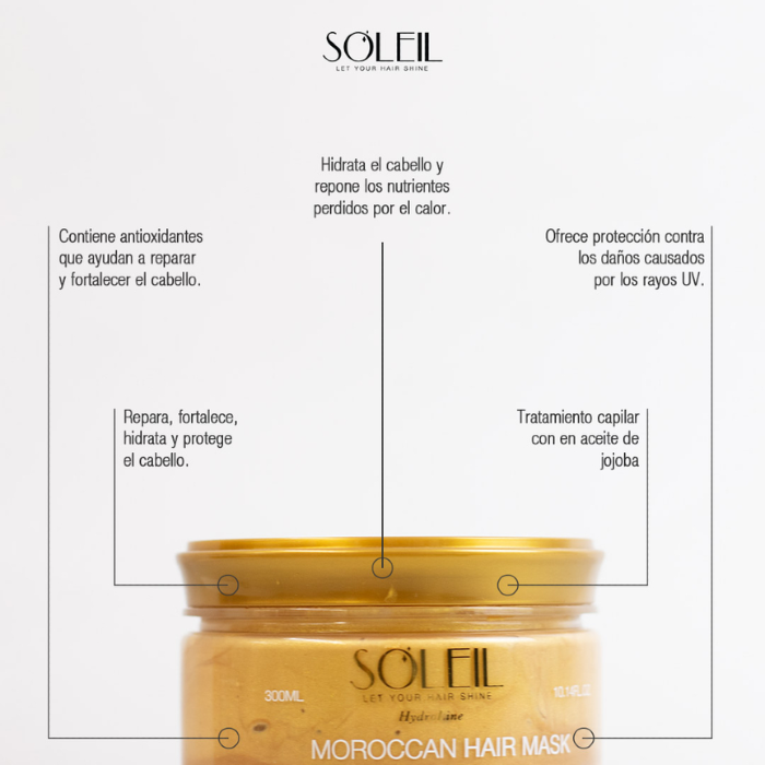 Mascarilla capilar con Moroccan &amp; Oro
