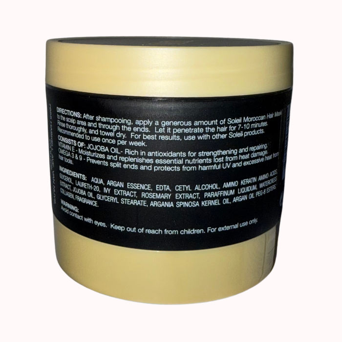 Moroccan Hair Mask (mascarilla Para El Cabello Orgánica)