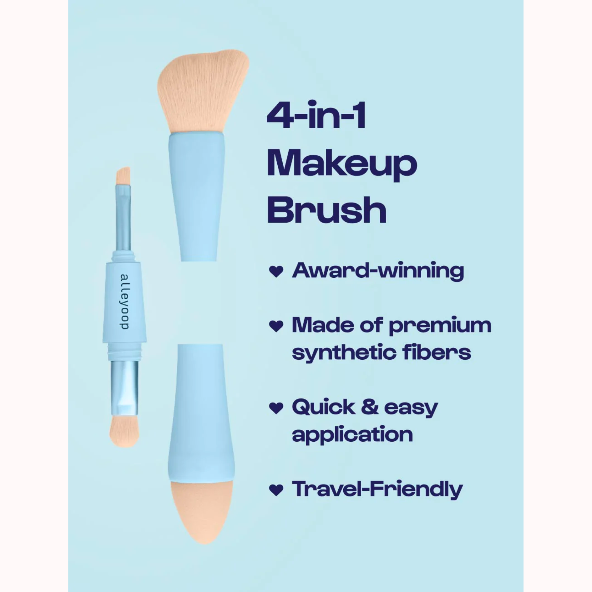 Multi-Tasker 4-in-1 makeup brush