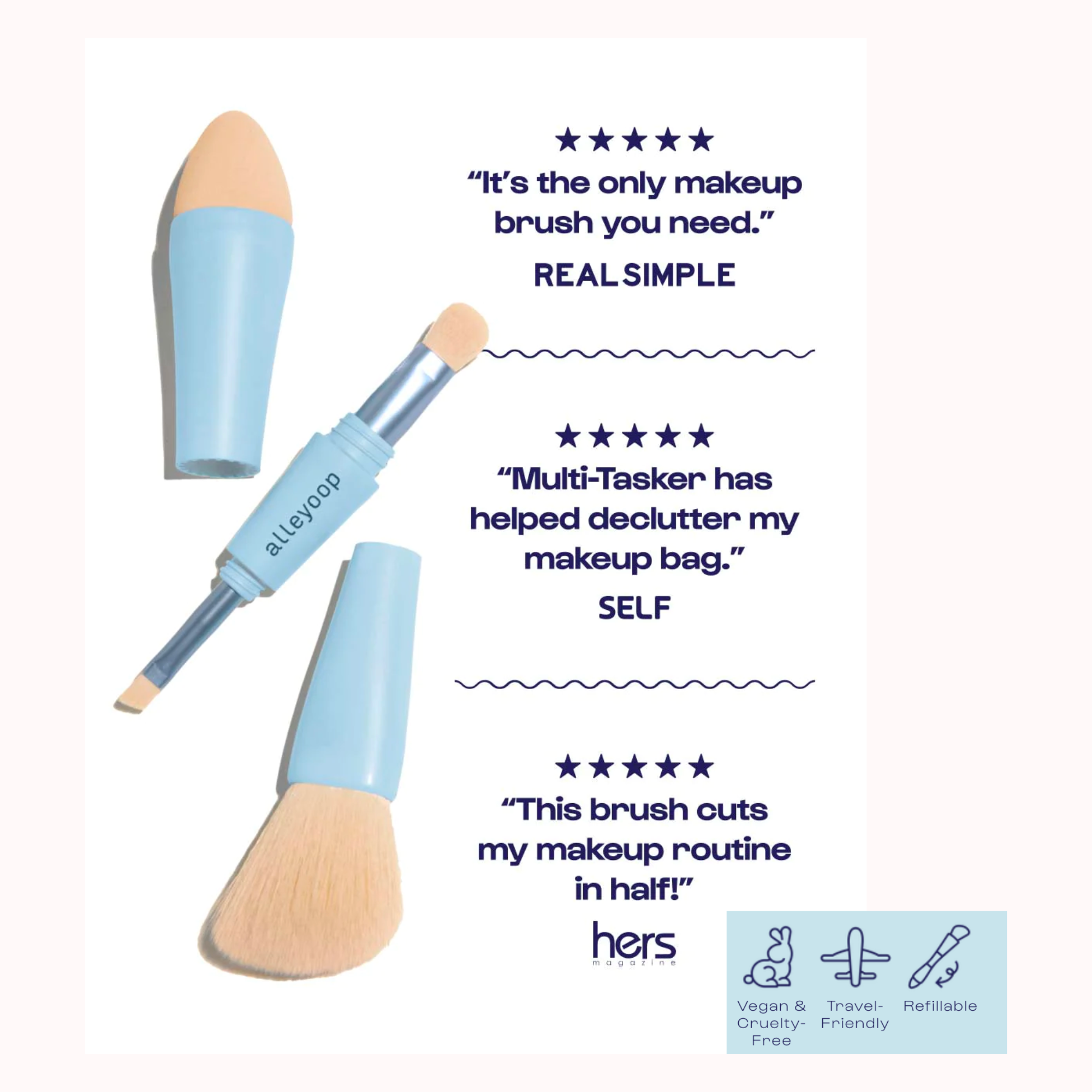 Multi-Tasker 4-in-1 makeup brush