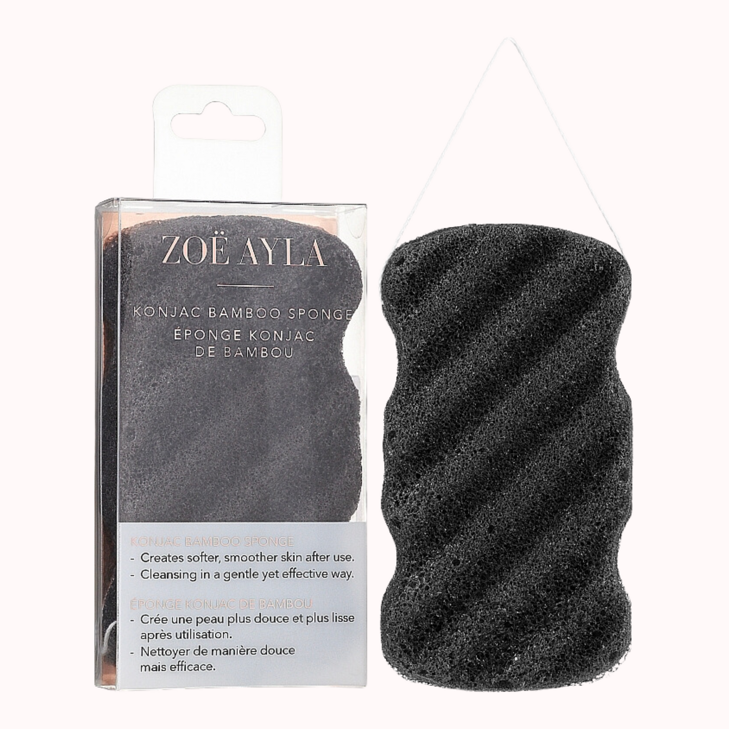 Konjac Bamboo Charcoal Body Sponge