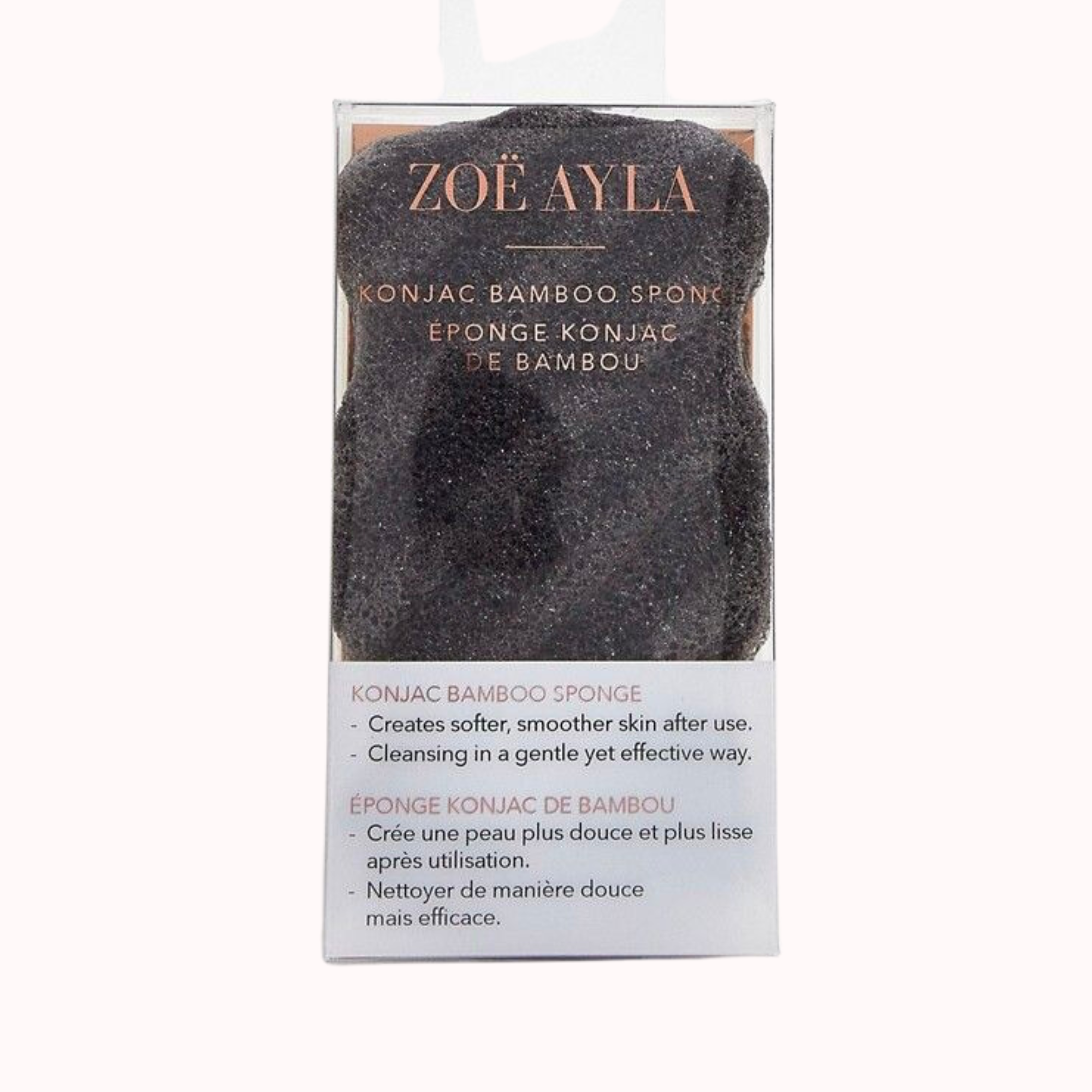 Konjac Bamboo Charcoal Body Sponge