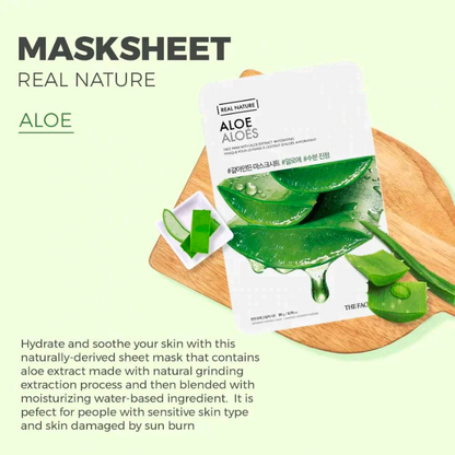 Real Nature Face Mask Aloe