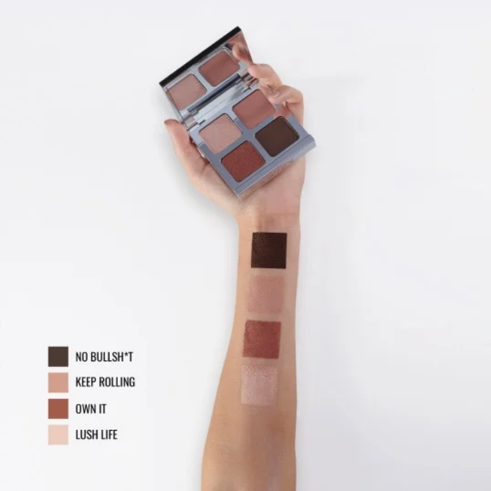 Color Boss Squad Eyeshadow (the Real Deal-luminous) Multi-dimensional 4-pan Eye Color Palette