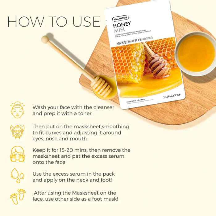 Real Nature Face Mask Honey