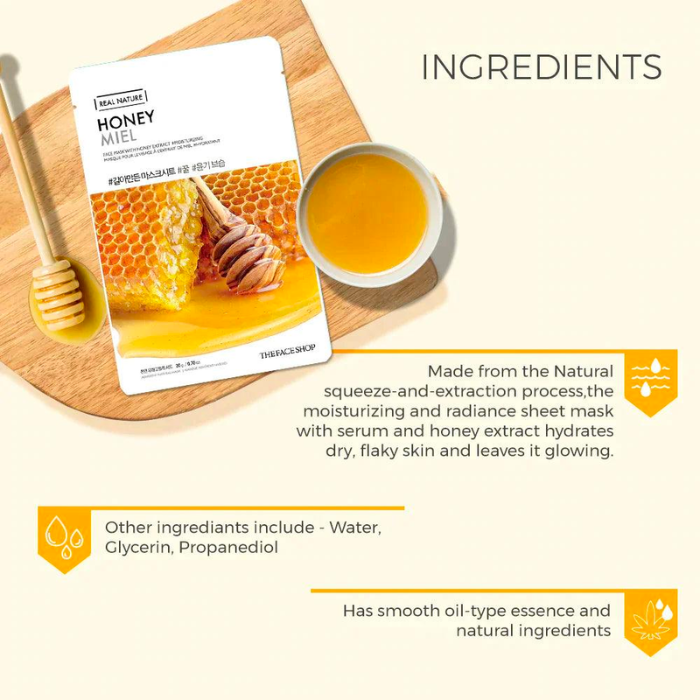 Real Nature Face Mask Honey