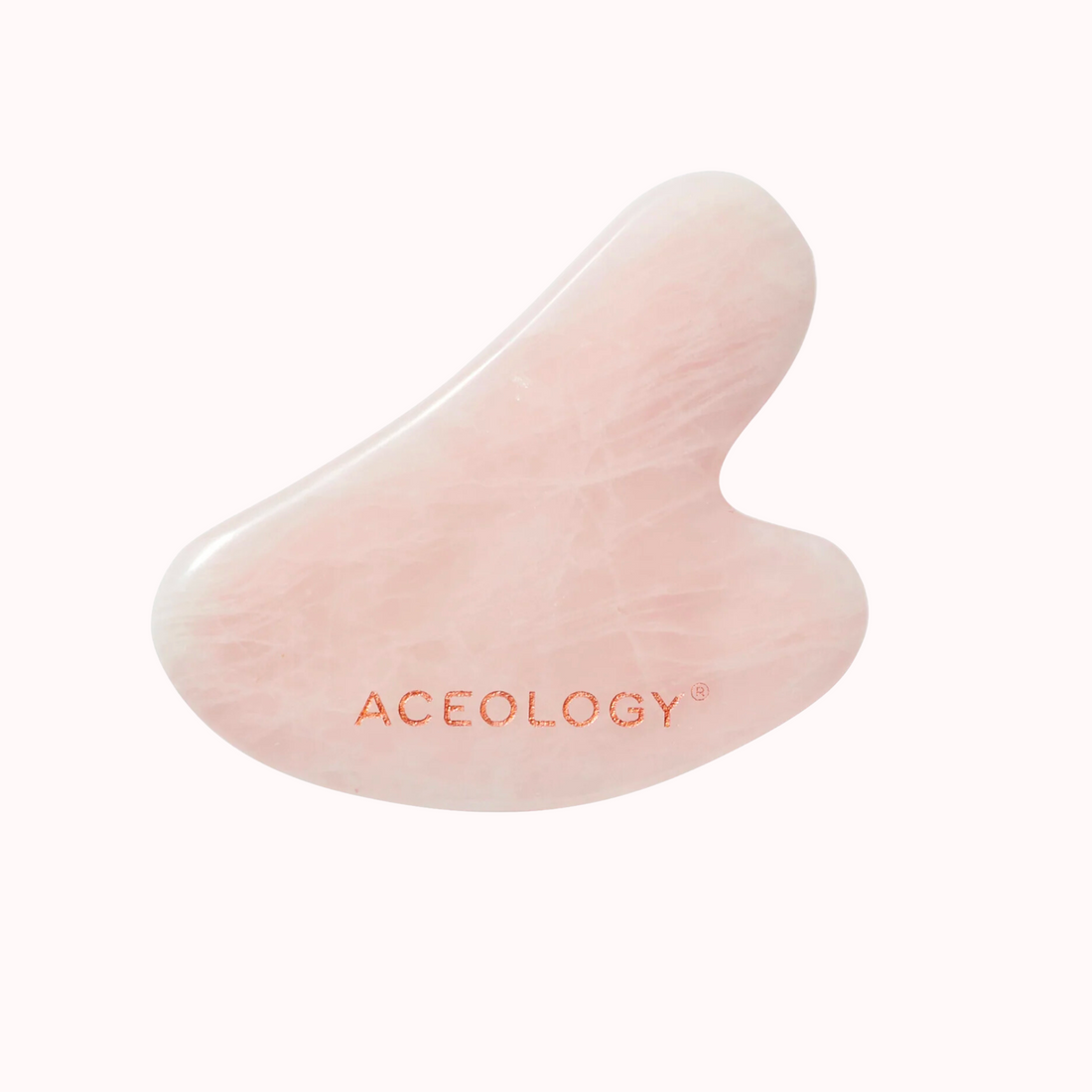 ROSE QUARTZ GUA SHA FACIAL MASSAGER