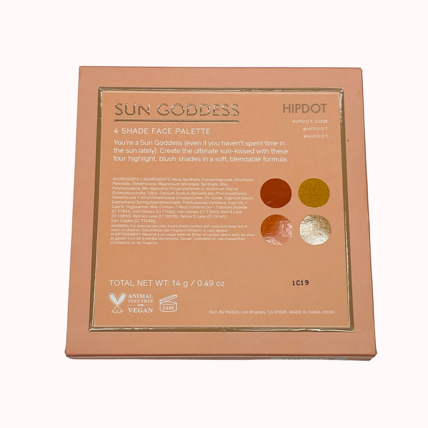 SUN GODDES Palette de Rostro