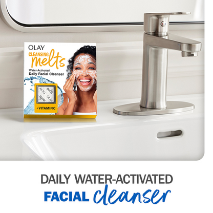 Limpiador facial diario activado por agua de 12 unidades