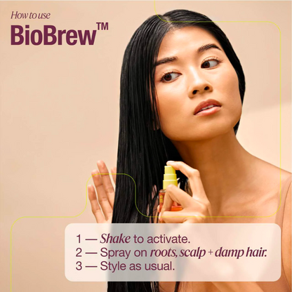 BioBrew™ Fermented Strengthening Serum Spray for Roots, Scalp &amp; Hair Mini