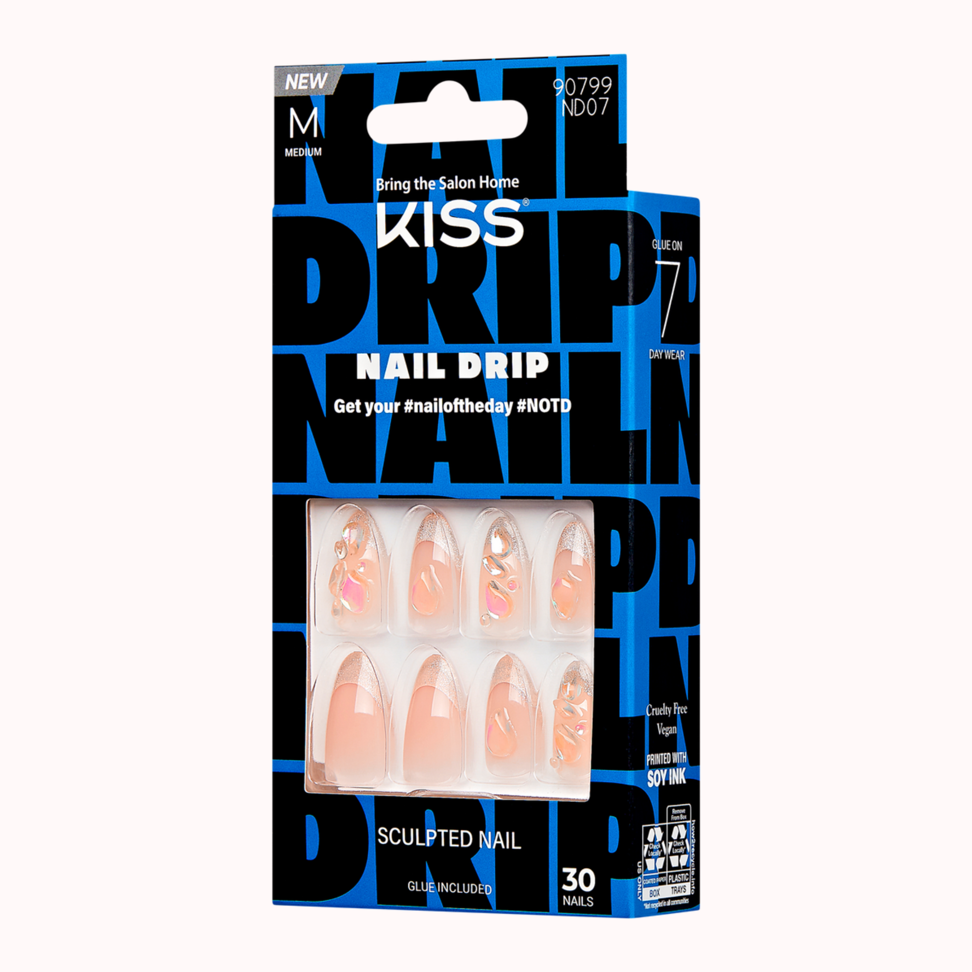 Nail Drip Glue-On Fake Nails