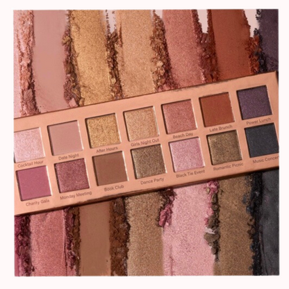 Mally Best Dressed Lids Neutrals &amp; Bolds 14 sombras de ojos mate y brillantes