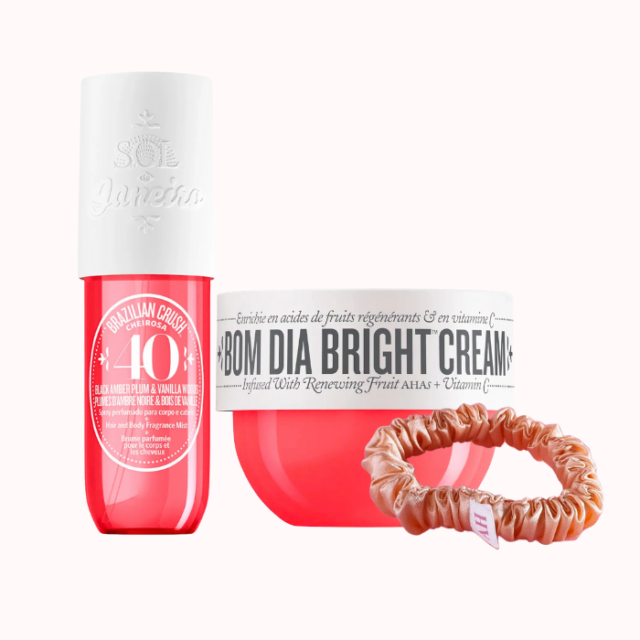 Set Sol de Janeiro + Scrunchie de Seda