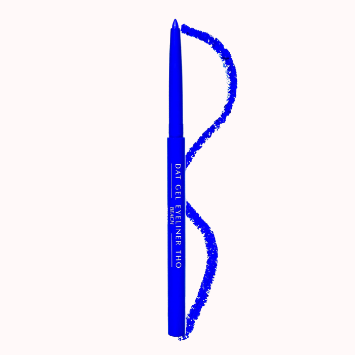 Dat Gel Eyeliner Tho in Beach - Delineador azul a prueba de agua con difuminador