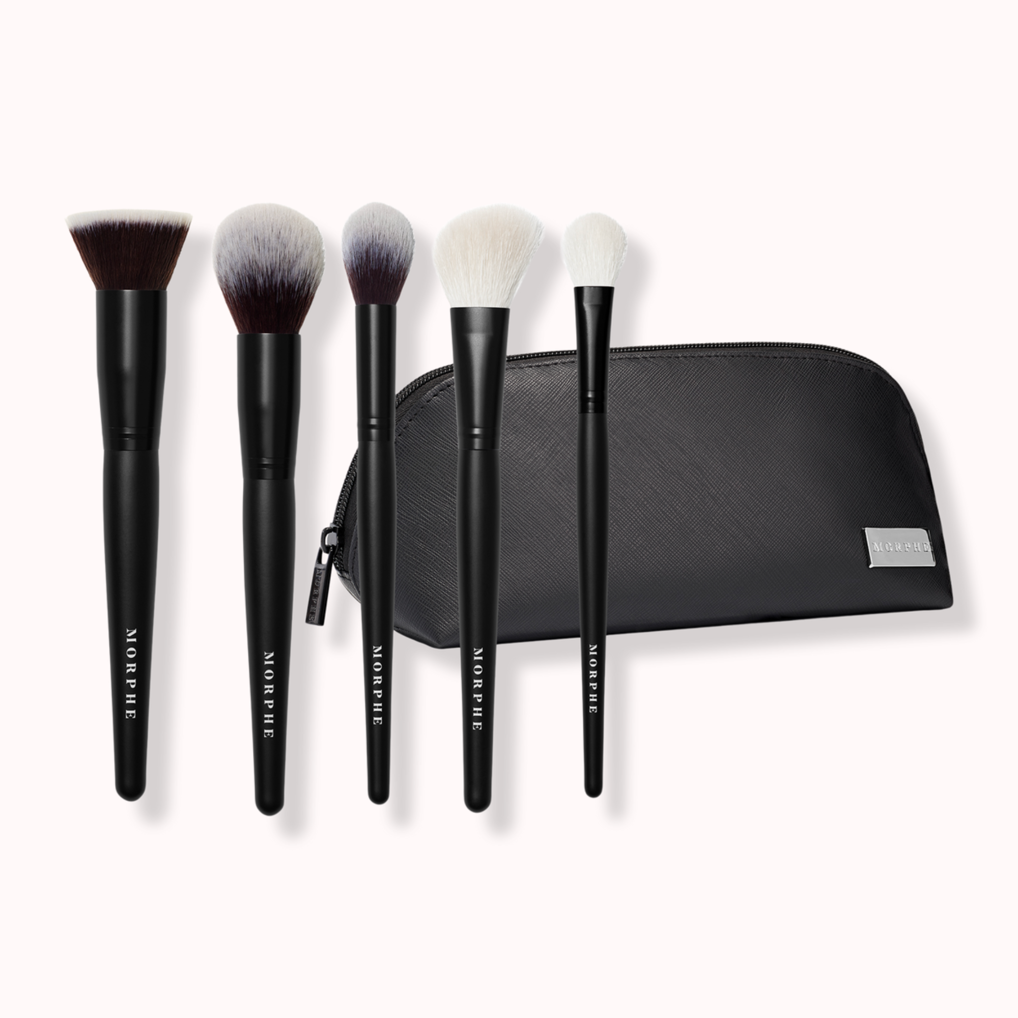 Face The Beat 5 Piece Face Brush Collection + Bag