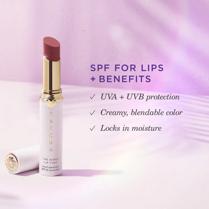 The Kissu Lip Tint SPF 25 Hydrating Tinted Lip Sunscreen