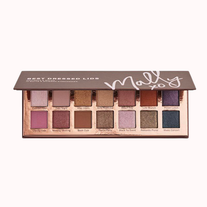 Mally Best Dressed Lids Neutrals &amp; Bolds 14 sombras de ojos mate y brillantes