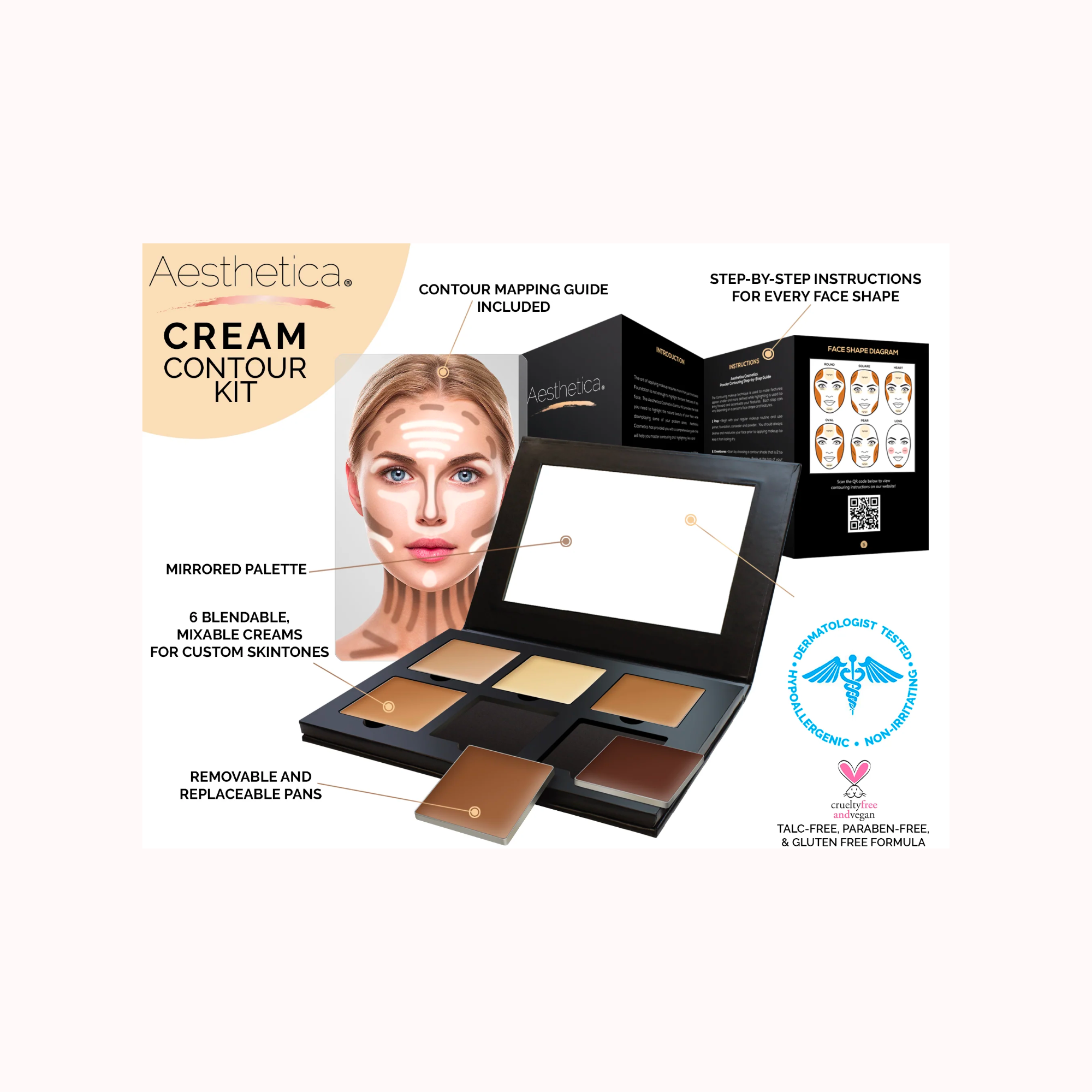 AESTHETICA CREAM CONTOUR KIT