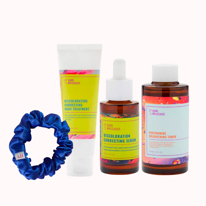 Set Antimanchas Rostro y Cuerpo + Scrunchie de Satin