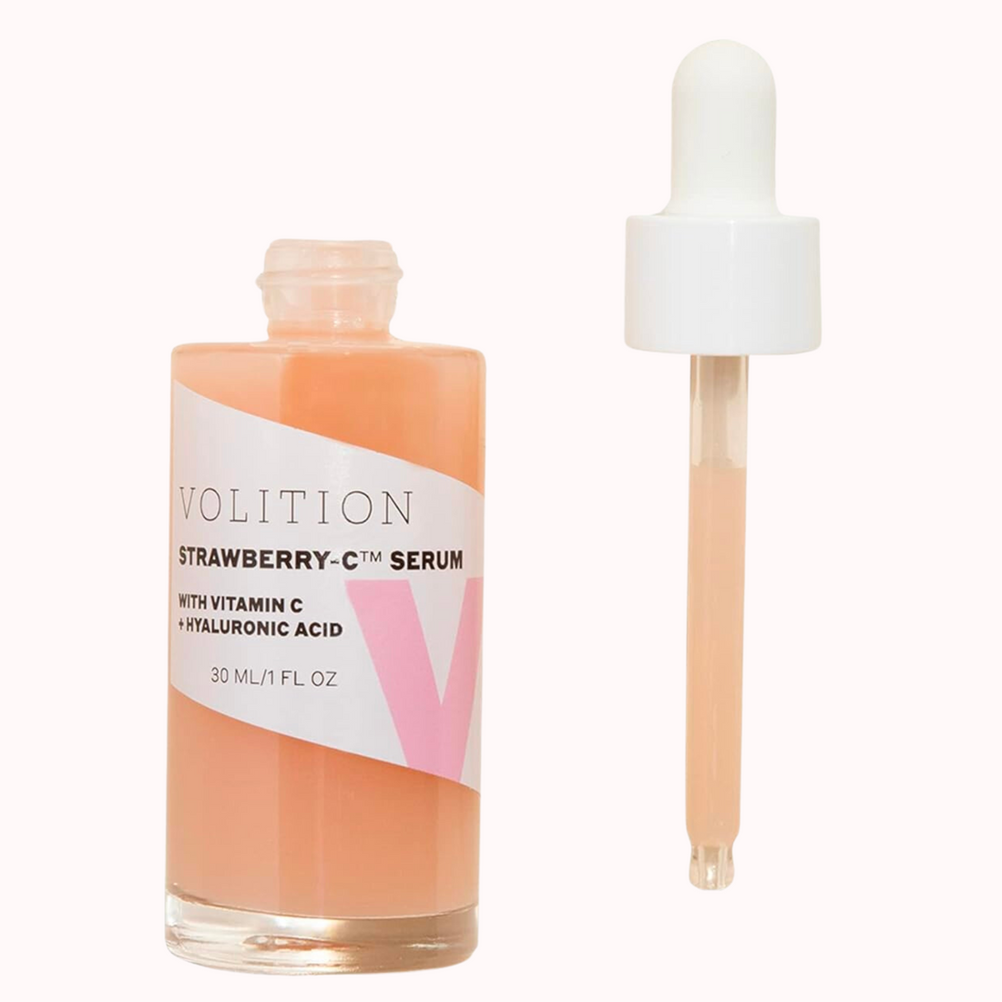 Strawberry-C Brightening Serum with Vitamin C + Hyaluronic Acid