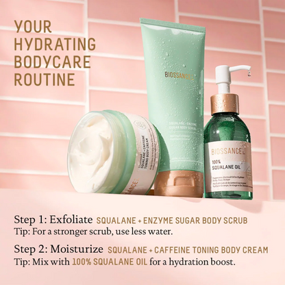 Squalane + Enzyme Sugar Body Scrub