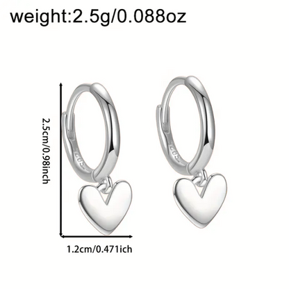Aretes De Plata 925 Love