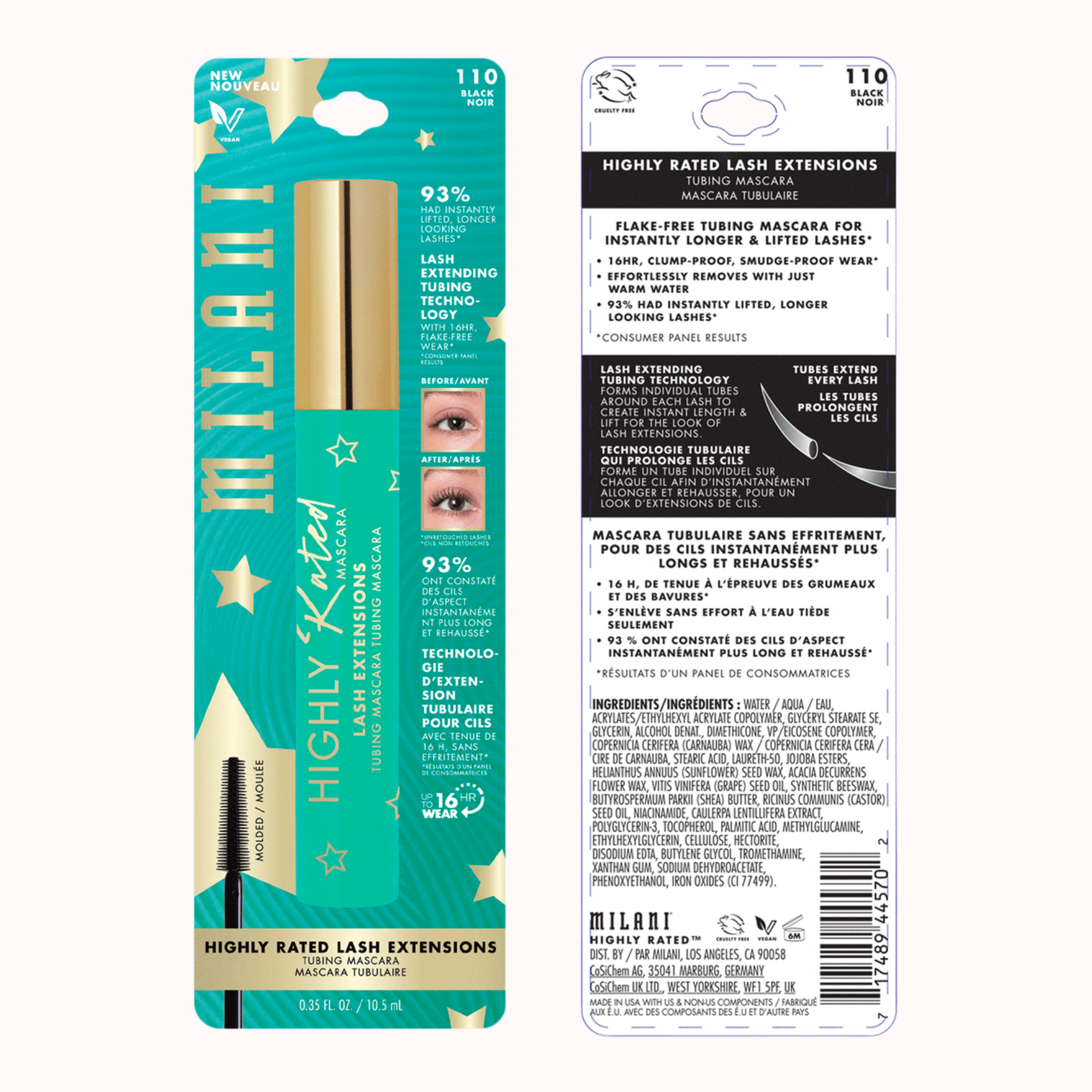 Highly Rated Lash Extensions Tubing Mascara