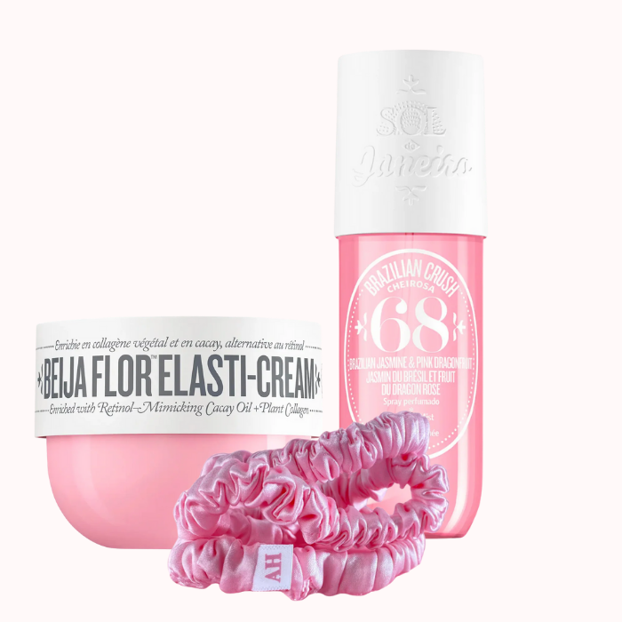 Set Sol de Janeiro y Seda Pinky