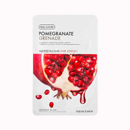 Real Nature Face Mask Pomegranate