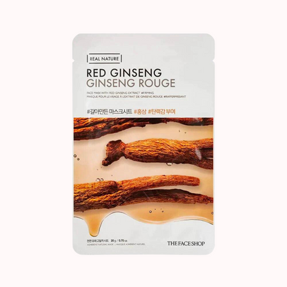 Real Nature Face Mask Red Ginseng