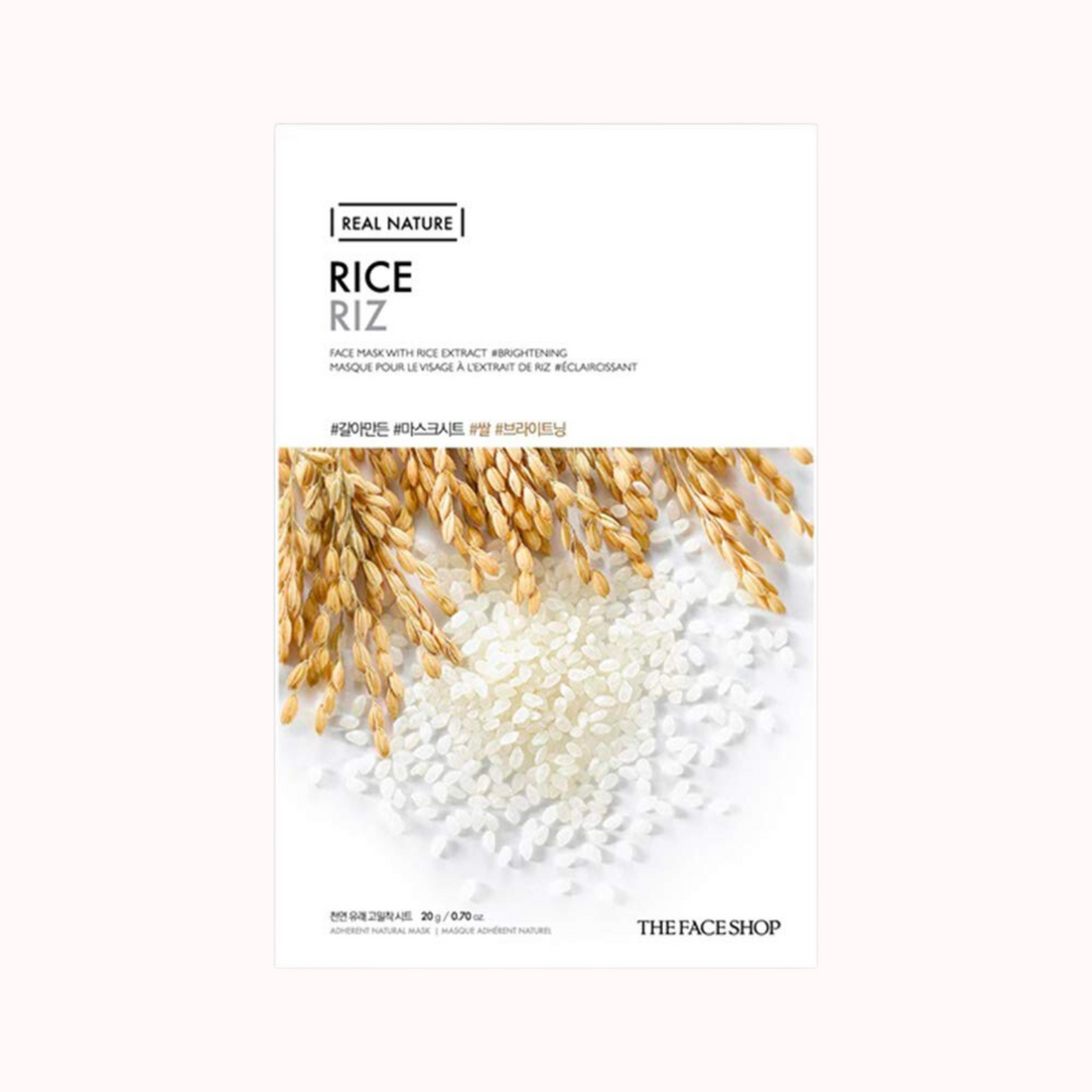 Real Nature Face Mask Rice