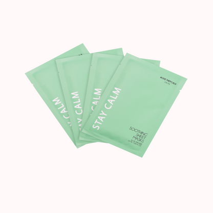 STAY CALM SOOTHING SHEET MASKS 4 X 25ML