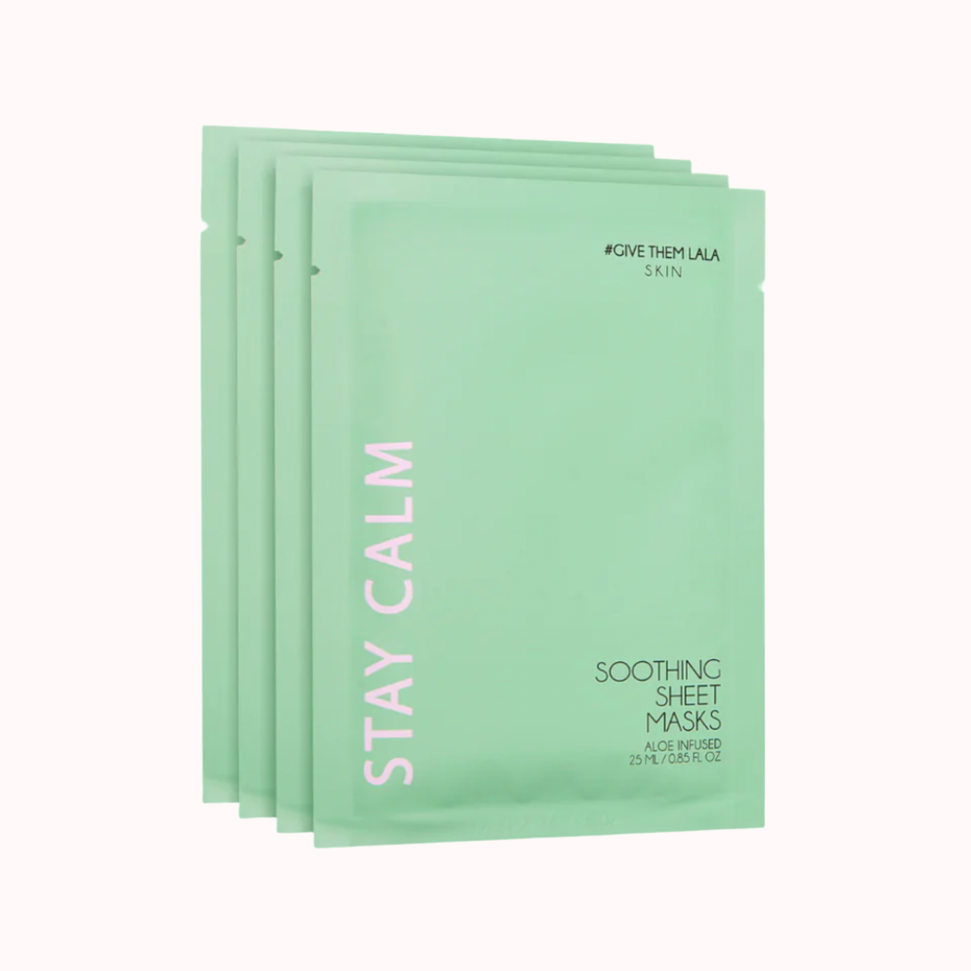 STAY CALM SOOTHING SHEET MASKS 4 X 25ML